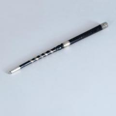 Silver Ebony Conductor Baton Arvi Kallio Lahti Finland c 1913 - 4561549