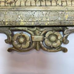 Silver Gilt Carved Wood Italian Wall Mirror 18th Century - 3345595