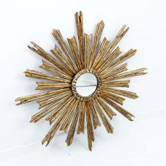 Silver Gilt Sunburst Mirror 20th Century - 3276758