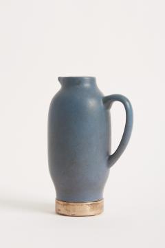 Silver Mounted Blue Ceramic Jug - 2781812