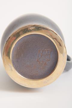 Silver Mounted Blue Ceramic Jug - 2781813