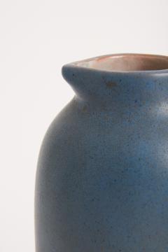 Silver Mounted Blue Ceramic Jug - 2781816