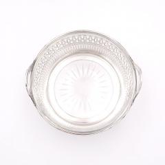 Silver Plate Basket with Glass Liner England circa 1930 - 4399307