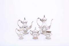 Silver Plate Five Piece Tea Coffee Service - 1964727