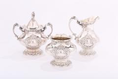 Silver Plate Five Piece Tea Coffee Service - 1964736