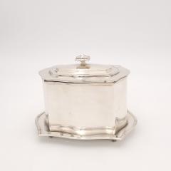 Silver Plate Tea Caddy Scotland circa 1920 - 3811745