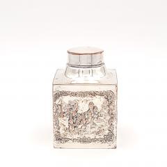 Silver Plate on Copper Tea Caddy Dutch circa 1830 - 3347018