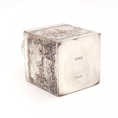 Silver Plate on Copper Tea Caddy Dutch circa 1830 - 3347026