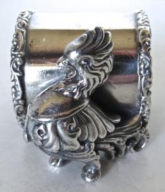 Silver Plated Figural Chicken Napkin Ring American circa 20th Century - 2731294