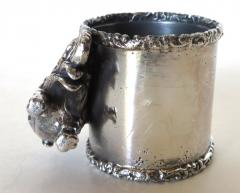 Silver Plated Figural Chicken Napkin Ring American circa 20th Century - 2731436