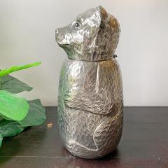 Silver Plated Italian Bear Wine Bottle Holder 1970s - 3084034