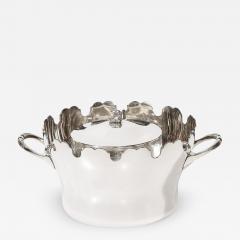 Silver Plated Scalloped Edge Caviar Dish by Plasait - 3907706