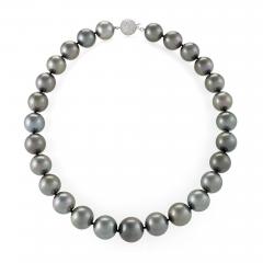 Silver Tahitian Pearl Necklace - 256381