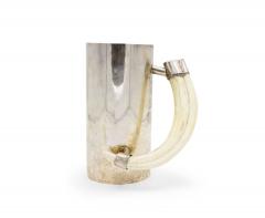 Silver Tankard with Boar Tusk Handle - 4322526