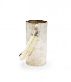 Silver Tankard with Boar Tusk Handle - 4322529