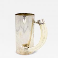 Silver Tankard with Boar Tusk Handle - 4332390