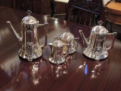 Silver Tea Coffee Set WMF Art Nouveau with Tray - 1342781