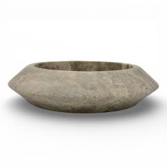 Silver Travertine Bowl - 4471360