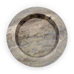 Silver Travertine Bowl - 4471362