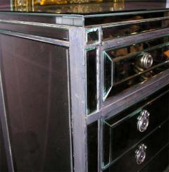 Silver Trim Mirrored Highboy - 3108119