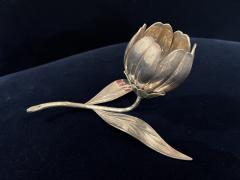 Silver plated Tulip with Removable Petals - 4142188