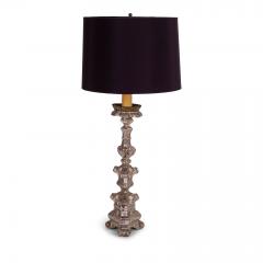 Silvered Candlestick Lamp - 1660447