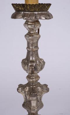 Silvered Candlestick Lamp - 1660455