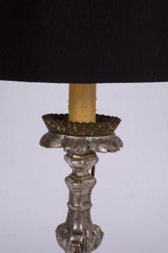 Silvered Candlestick Lamp - 1660456