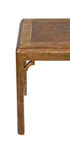 Silvered Wood Table Attributed To Max Kuehne - 4130822
