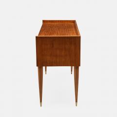 Silvio Cavatorta Birch Desk and Matching Chair in Ivory Boucle by Silvia - 4189160