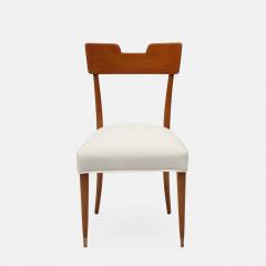 Silvio Cavatorta Birch Desk and Matching Chair in Ivory Boucle by Silvia - 4189171