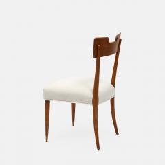 Silvio Cavatorta Birch Desk and Matching Chair in Ivory Boucle by Silvia - 4189182