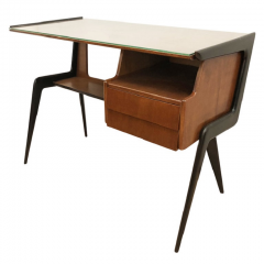 Silvio Cavatorta Italian Mid Century Desk in the Manner of Silvio Cavatorta - 880789