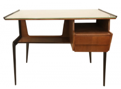 Silvio Cavatorta Italian Mid Century Desk in the Manner of Silvio Cavatorta - 880790