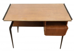 Silvio Cavatorta Italian Mid Century Desk in the Manner of Silvio Cavatorta - 880796