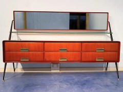 Silvio Cavatorta Italian Mid Century Modern Silvio Cavatorta Sideboard Dresser 1950s - 2602509