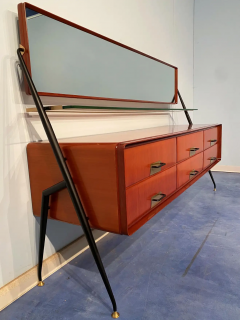 Silvio Cavatorta Italian Mid Century Modern Silvio Cavatorta Sideboard Dresser 1950s - 2602517