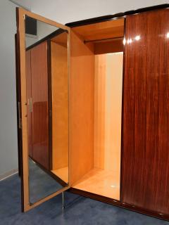 Silvio Cavatorta Mid Century Modern Italian Teak Wardrobe designed Silvio Cavatorta 1950s - 2668443