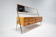 Silvio Cavatorta Mid Century Modern Mirrored Sideboard by Silvio Cavatorta - 2941629