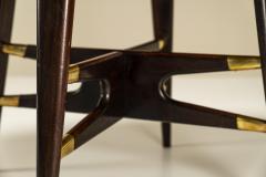 Silvio Cavatorta Silvio Cavatorta Dining Table in Mahogany Italy 1950s - 3067283