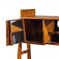 Silvio Cavatorta Silvio Cavatorta Mid Century Italian Mahogany Cabinet Bookcase - 4445713