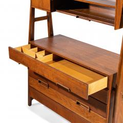 Silvio Cavatorta Silvio Cavatorta Mid Century Italian Mahogany Cabinet Bookcase - 4445715