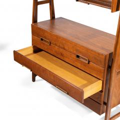 Silvio Cavatorta Silvio Cavatorta Mid Century Italian Mahogany Cabinet Bookcase - 4445717