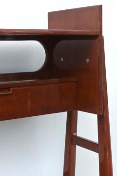 Silvio Cavatorta Silvio Cavatorta Mid Century Italian Modern Mahogany Cabinet Bookcase - 4161513