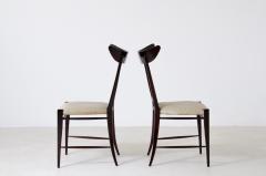 Silvio Cavatorta Silvio Cavatorta rare set of 6 chairs in mahogany - 2278187