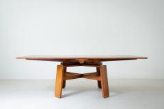 Silvio Coppola Italian Modern Extension Dining Table in walnut designed by Silvio Coppola - 2484752