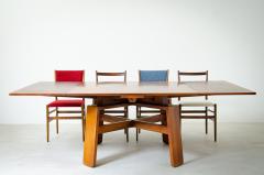 Silvio Coppola Italian Modern Extension Dining Table in walnut designed by Silvio Coppola - 2484768