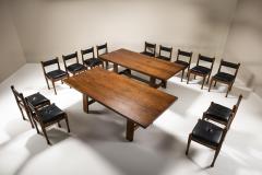 Silvio Coppola Set of 13 Bernini Chairs Model 620 in Walnut by Silvio Coppola Italy 1964 - 3736563