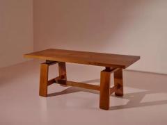 Silvio Coppola Silvio Coppola walnut dining table for Bernini Italy 1960s - 3820108