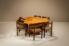 Silvio Coppola Triangular Italian Dining Table by Silvio Coppola for Montina Italy 1970s - 4617810